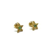 Earrings Sacramore Firenze Woman in Silver Smeraldo OR 1439/S SMERALDO - OR 1439/S SMERALDO